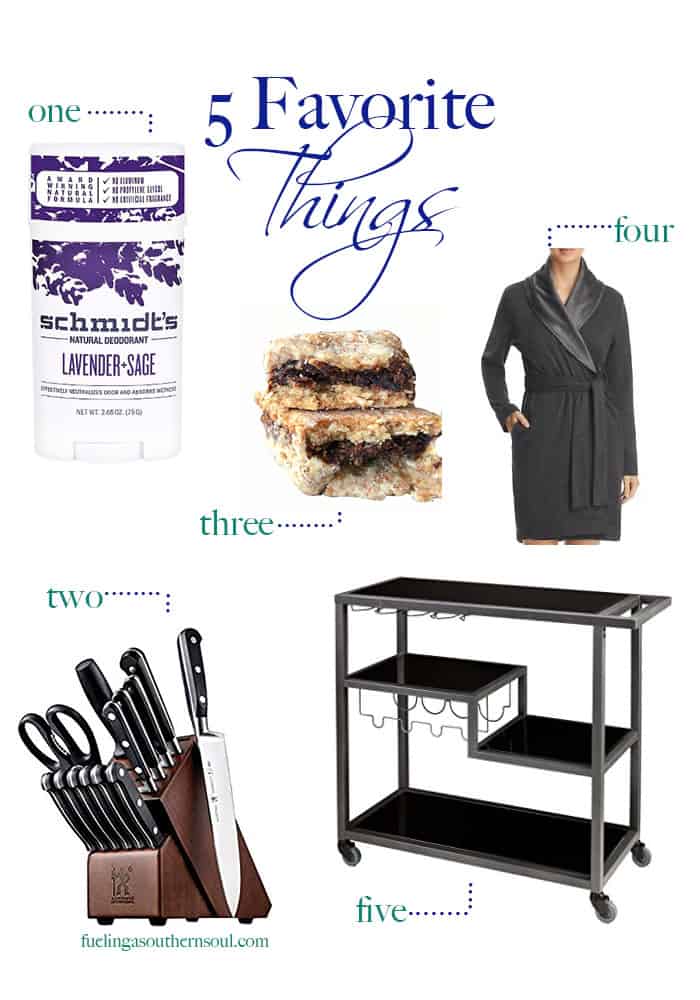 5 Favorite Things-February 2018 collage