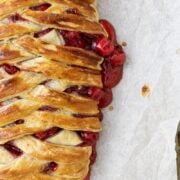 grown up toaster strudel on a baking sheet