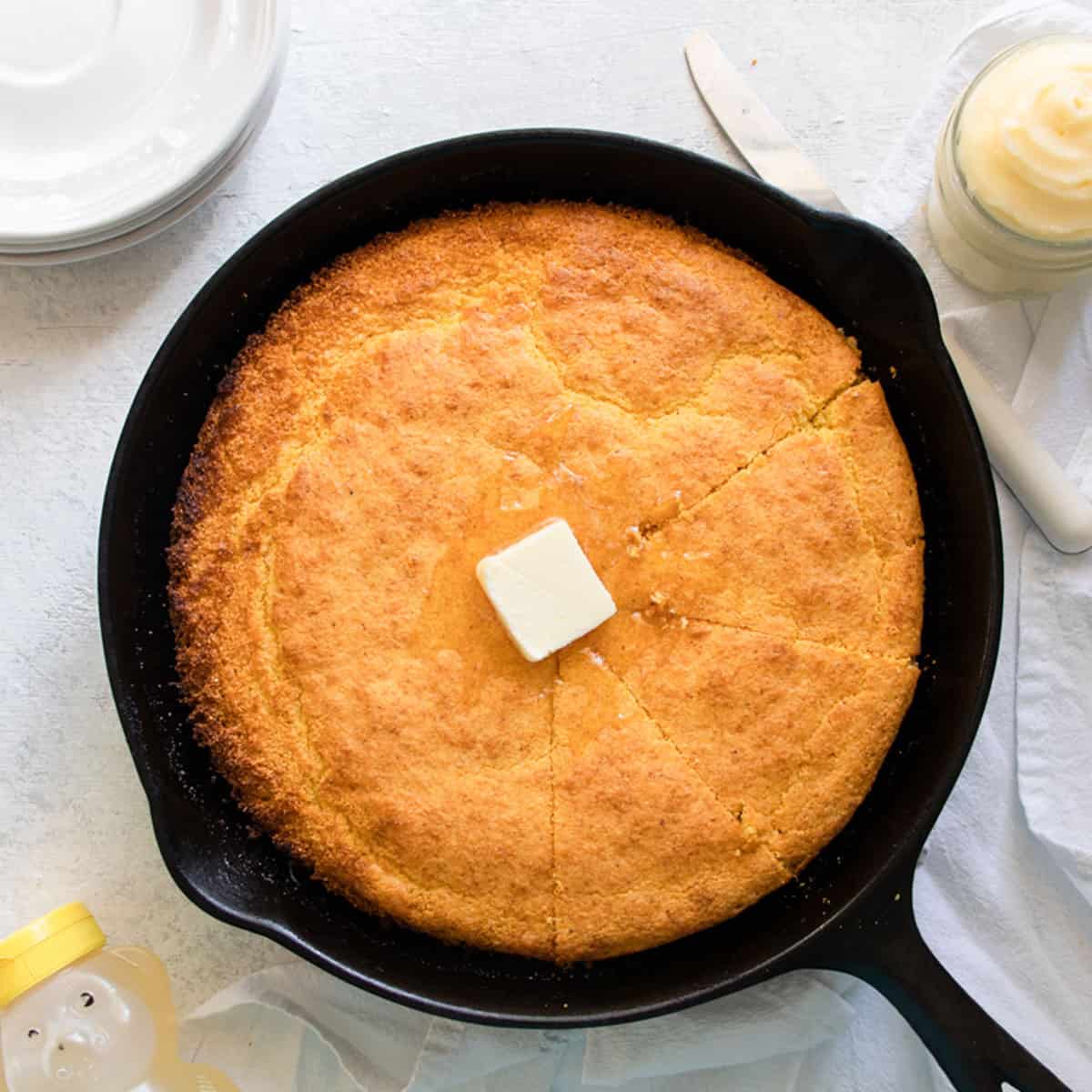 Cast Iron Skillet Cornbread Fueling a Southern Soul