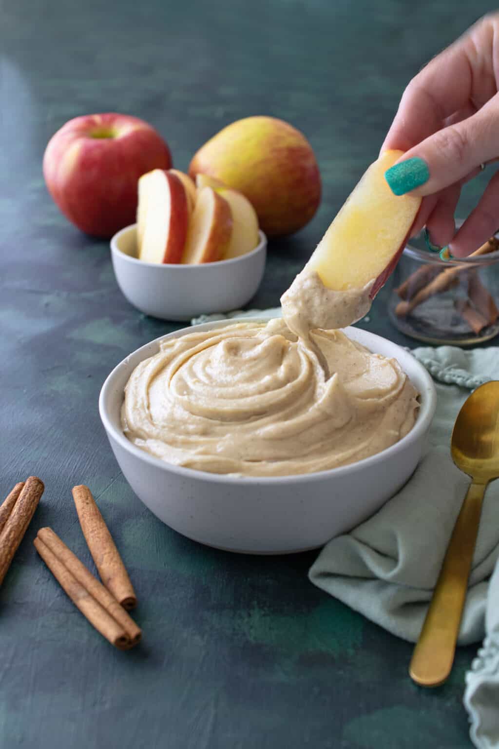 10Minute Whipped Cream Cheese Dip for Apples Fueling a Southern Soul