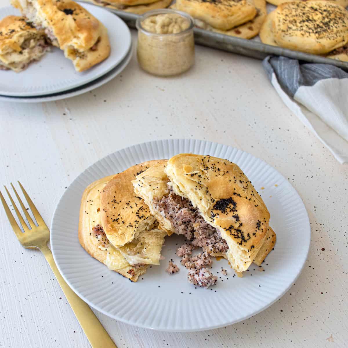 Canned Biscuits Ham & Swiss Cheese Sandwiches Fueling a Southern Soul